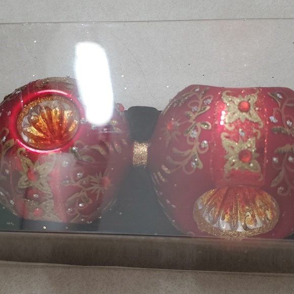 Red Christmas tree topper - Picture 4 of 6